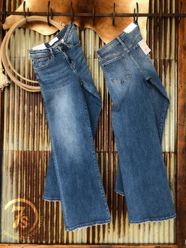 The Coyte High Rise 90's Wide Leg Jean Stylish Plus Size Denim Jeans