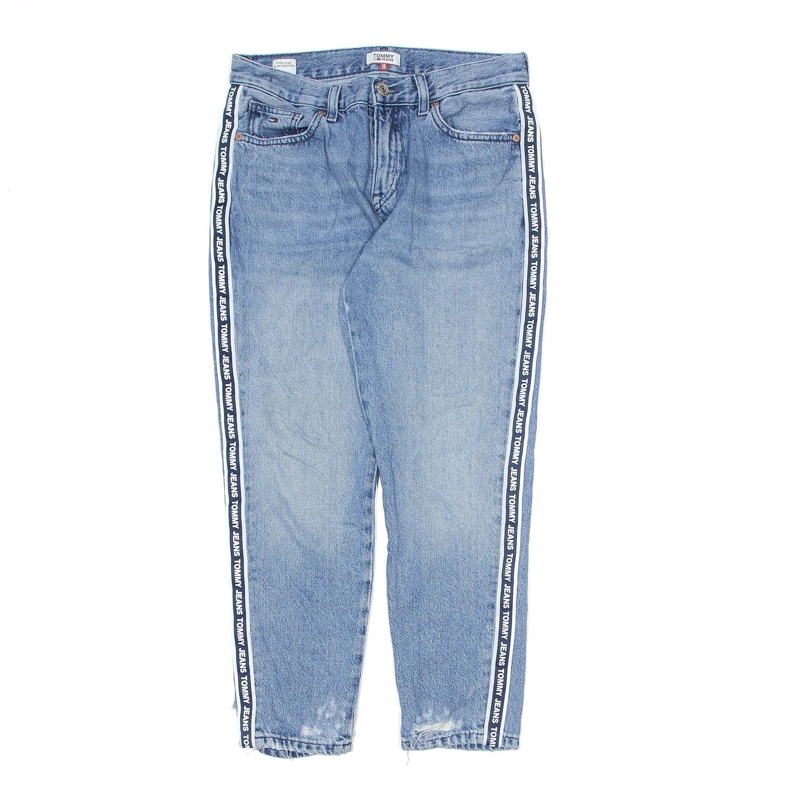 TOMMY HILFIGER Izzy Cropped Blue Jeans W28 L26 Fashionable Jeggings Style Jeans