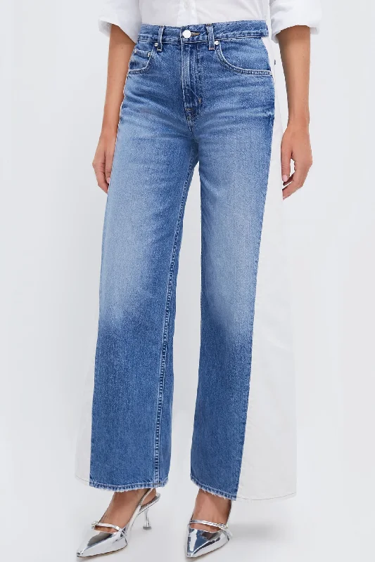 Vintage Wash and White Ramblin' Man Jean Cozy Relaxed Fit Denim Jeans
