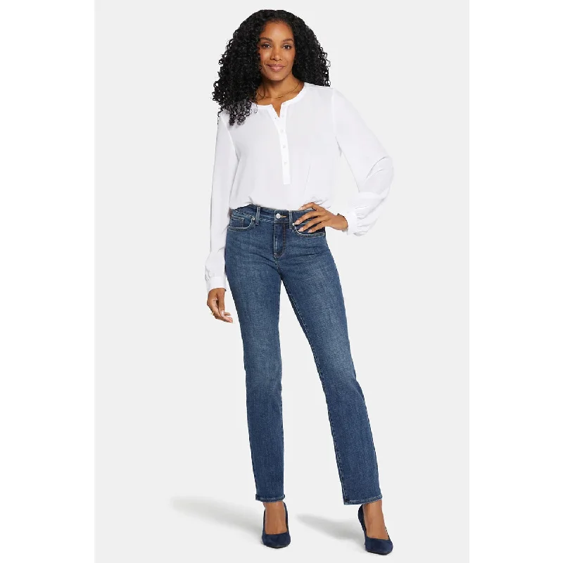 Marcel Blue Slim Fit Jeans Fashionable Frayed Hem Denim