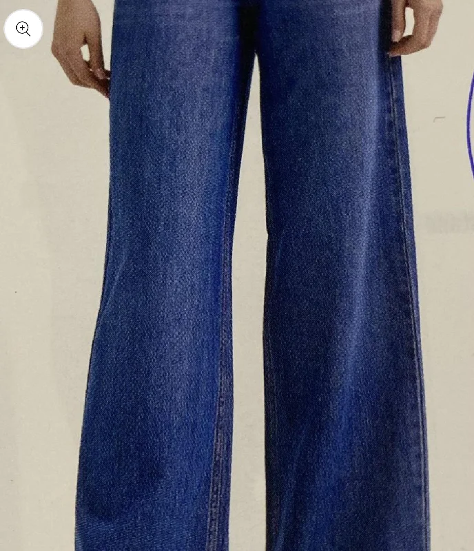 WRANGLER WOMEN'S BAILEY HIGH RISE WIDE LEG JEAN 112359363 Trendy Vintage Denim Jeans