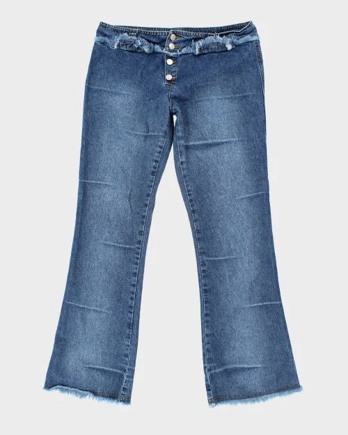 Y2k 00s Paris Blues Jeans - W34 L33 Casual Bootcut Ripped Jeans