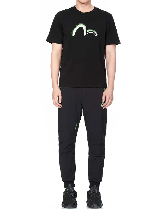 3D Logo Print Sports Pants Classic Pleated Pants