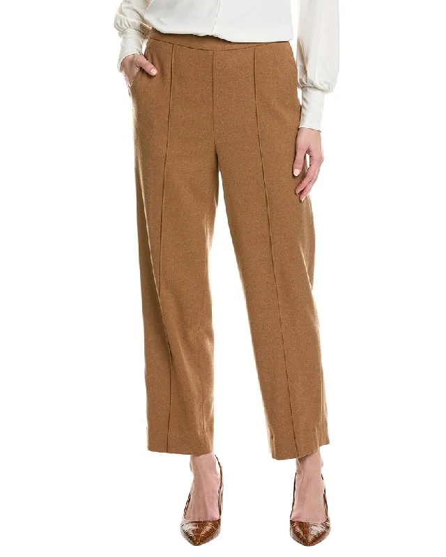 Vince Mid-Rise Wool-Blend Easy Pant Stylish Casual Pants