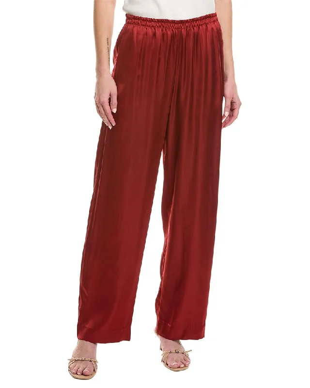 Vince Drop-Waist Fluid Pull-On Pant High-Waist Trousers
