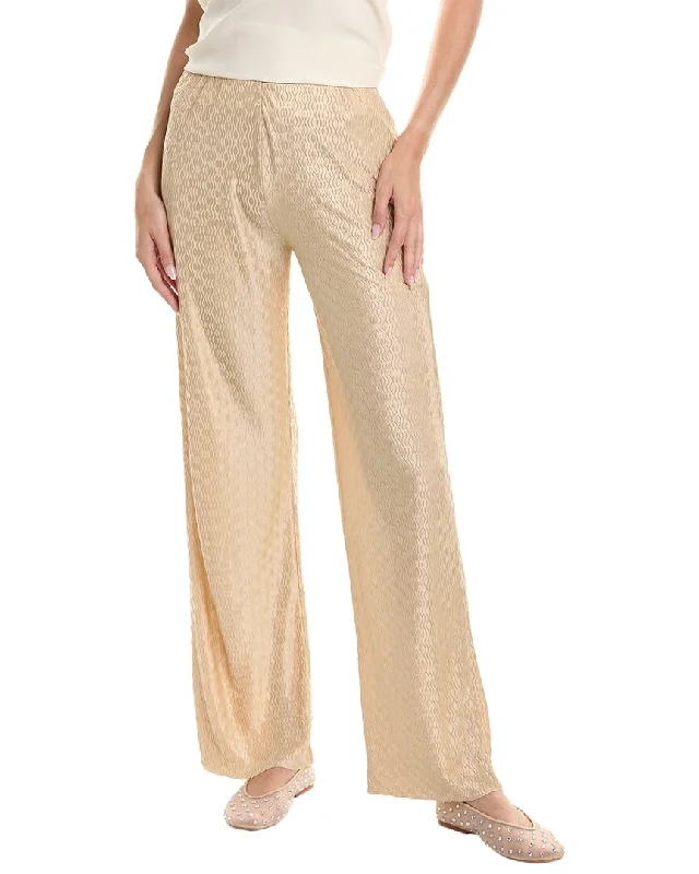 Lucca Textured Pant Formal Linen Trousers