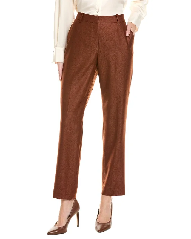 Lafayette 148 New York Clinton Cashmere Ankle Pant Trendy Printed Leggings