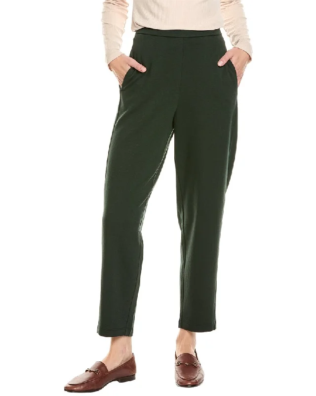 Eileen Fisher Slouch Ankle Pant Casual Wide Pants