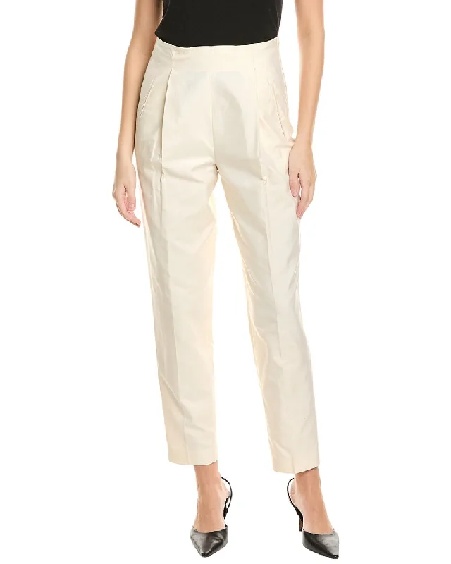 Etro Silk-Blend Pant Trendy Work Pants