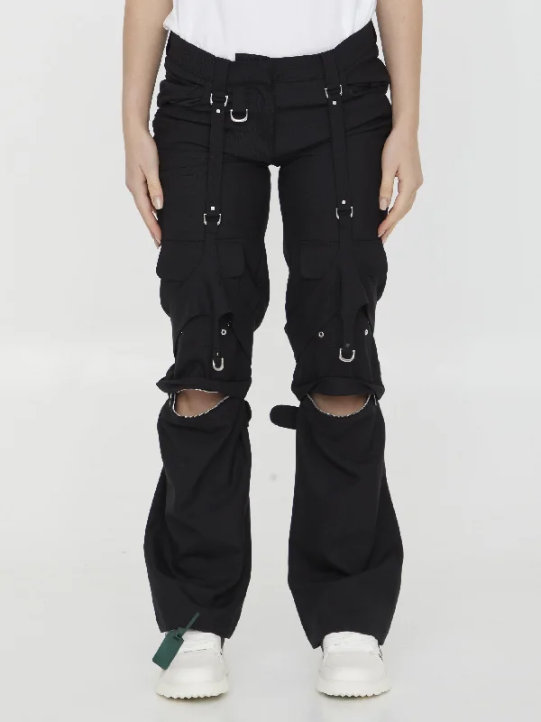 Cargo Pants Comfortable Denim Trousers