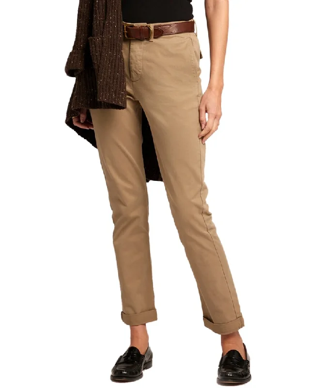 Current/Elliott The Captain Pant Slim-Fit Khaki Pants