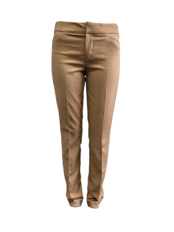 ECRU Women's Camel Casual Madison Pants #1620PS 00 NWT Comfortable Pleated Pants