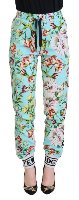 Dolce & Gabbana Elegant Multicolor Viscose Pants Formal Dress Pants