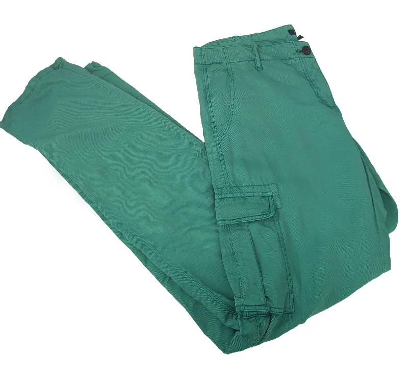 GANT Women's Peppermint Cotton Linen Cargo Pants 414618 $168 NWT Formal Slim Pants