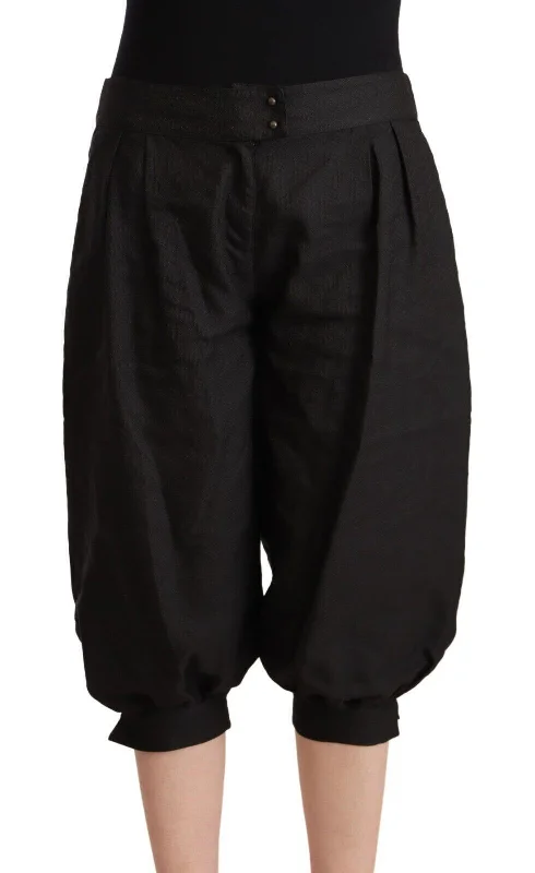 GF Ferre  Viscose Cropped Harem Women's Pants Slim Fit Casual Pants
