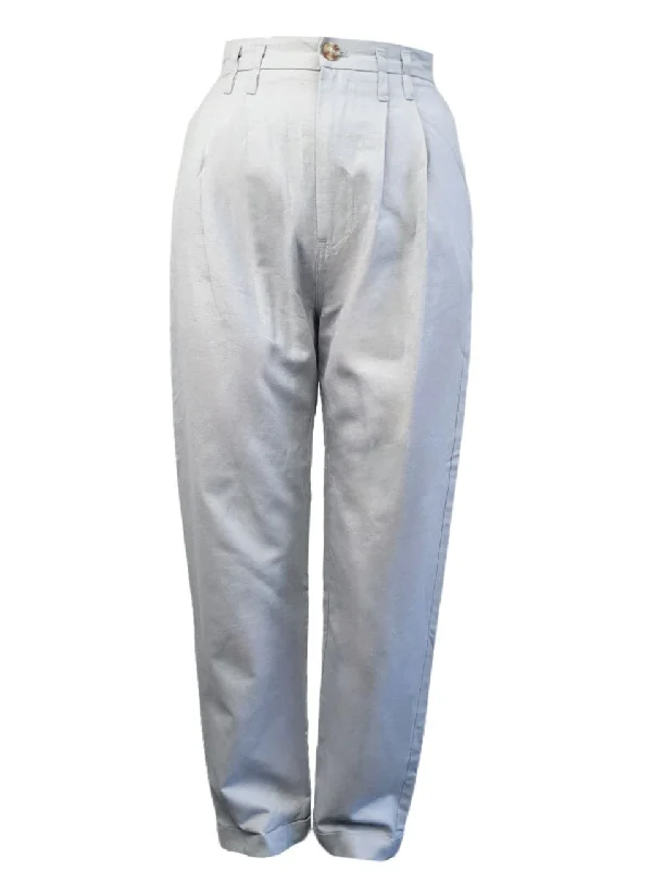 MADISON THE LABEL Women's Blue Cotton Full Length Pants #MS706 X-Small NWT Fashionable Sporty Pants