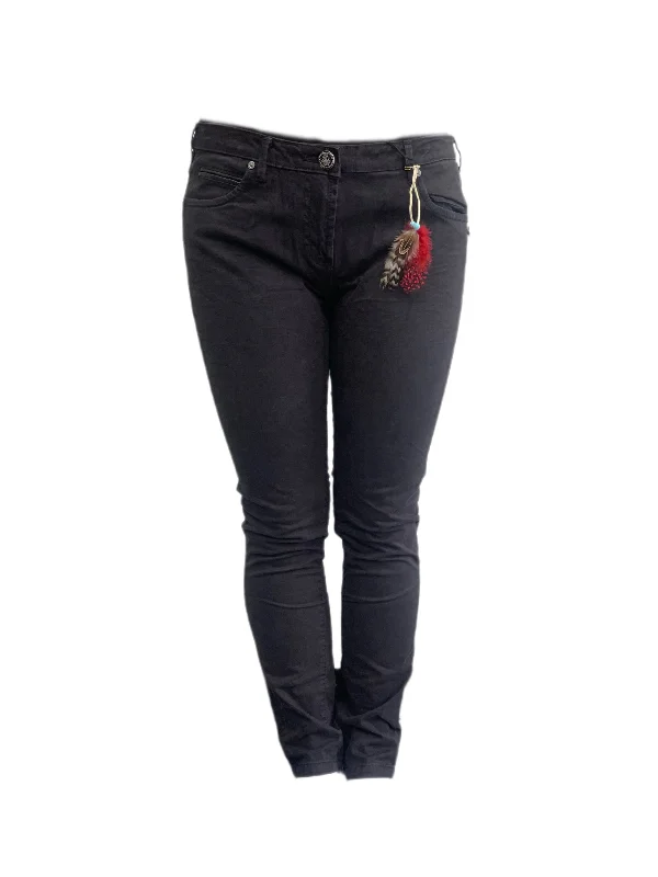 MAISON SCOTCH Women's Black Low Rise Soft Pants #877 32/32 NWT Trendy Velvet Pants