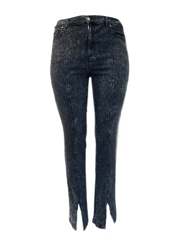 Marina Rinaldi Women's Black Ideale Slimm Pants NWT High-Waist Yoga Pants