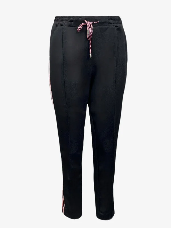 Marina Rinaldi Women's Black Osaka Elastic Waist Pants Size S NWT Comfortable Denim Pants