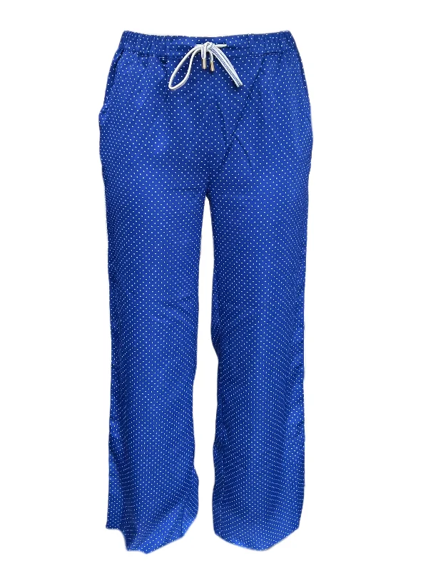 Marina Rinaldi Women's Blue Ranch Straight Pants NWT Fashionable Work Pants