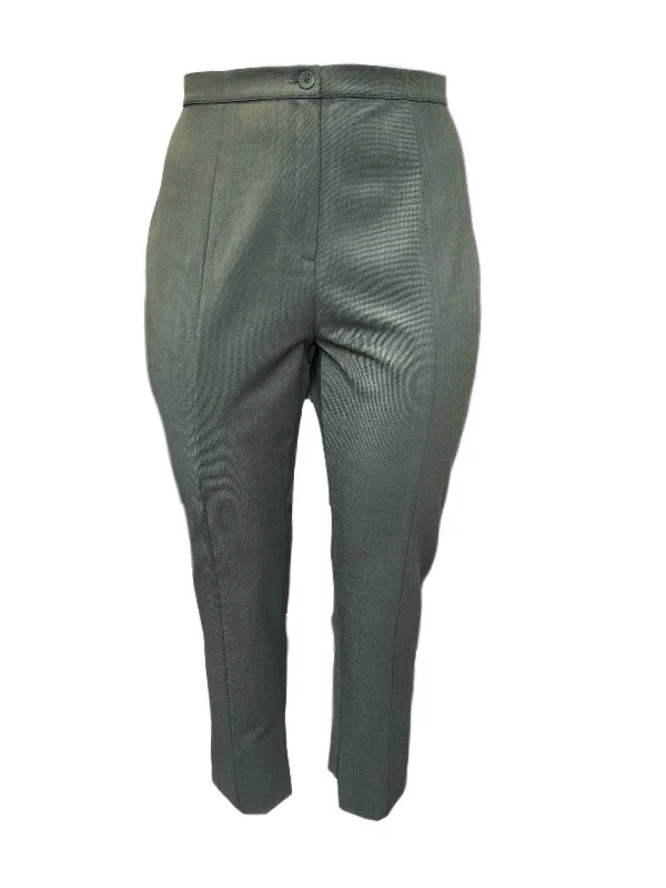 Marina Rinaldi Women's Green Radiale Skinny Pants NWT Modern Stretch Trousers