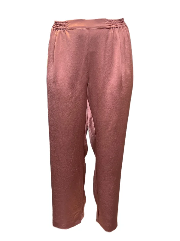 Marina Rinaldi Women's Pink Riso Straight Pants NWT Classic Straight Pants