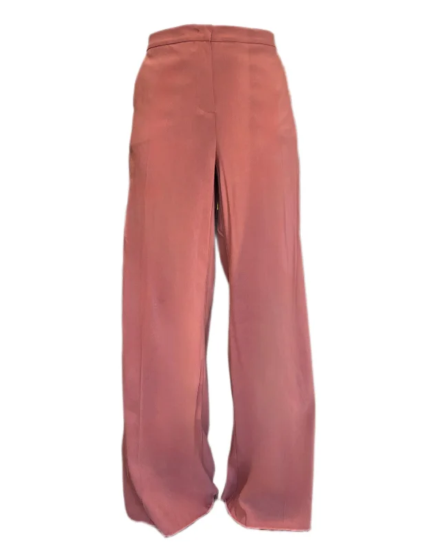 Marina Rinaldi Women's Powder Roberta Straight Leg Pants NWT Comfortable Pleated Pants