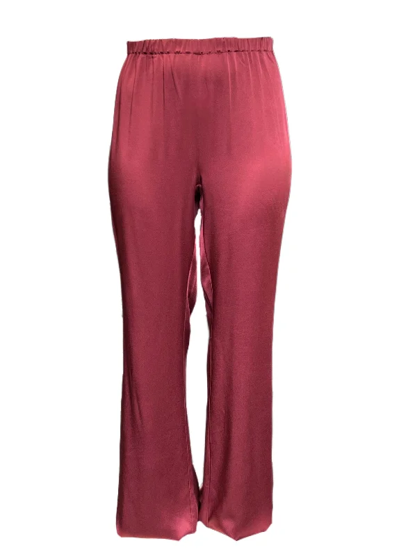 Marina Rinaldi Women's Red Ribes Straight Pants NWT Cozy Maternity Pants