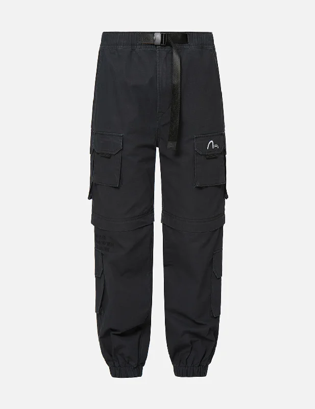 Pigment Washed Cargo Pants Soft Stretch Pants