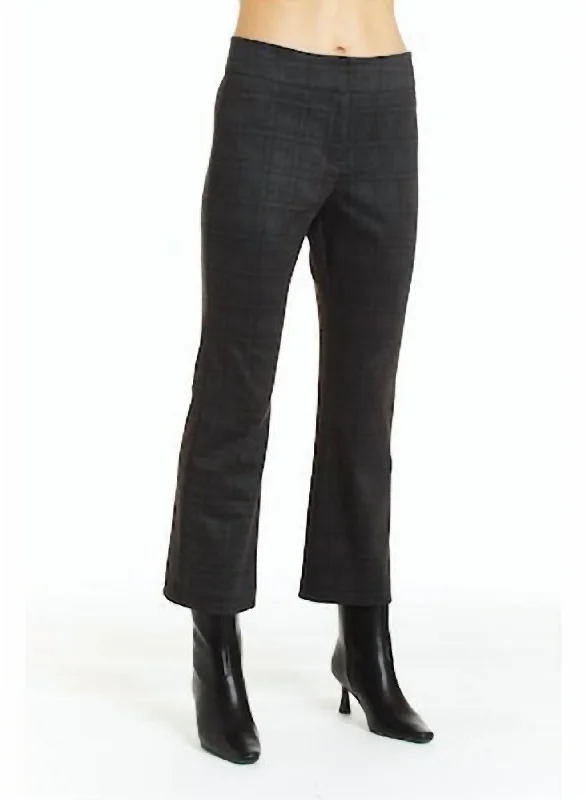 Riley Pant In Charcoal Relaxed High-Waist Trousers