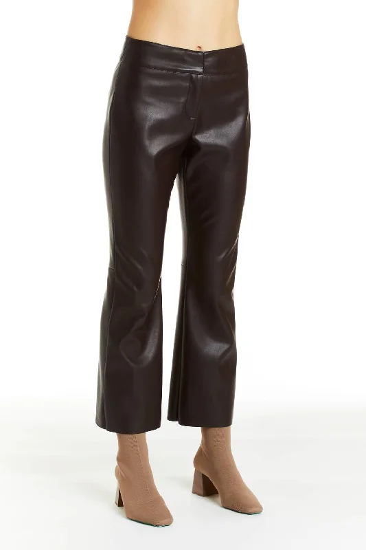 Riley Pant In Chocolate Soft Stretch Leggings