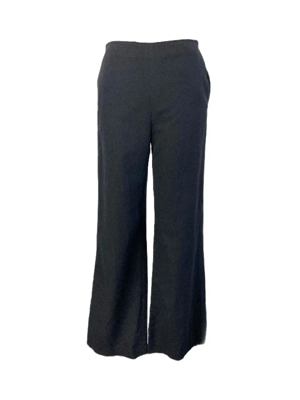 STEVEN ALAN Women's Black Wide Leg Casual Pants Sz 6 NWOT Lightweight Jogger Pants