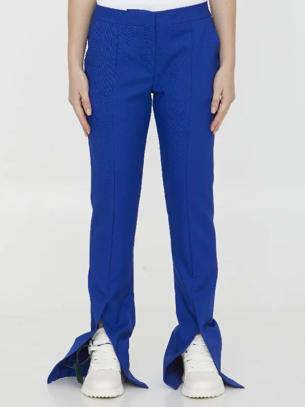 Tech Drill Tailoring Pants Classic Pleated Pants