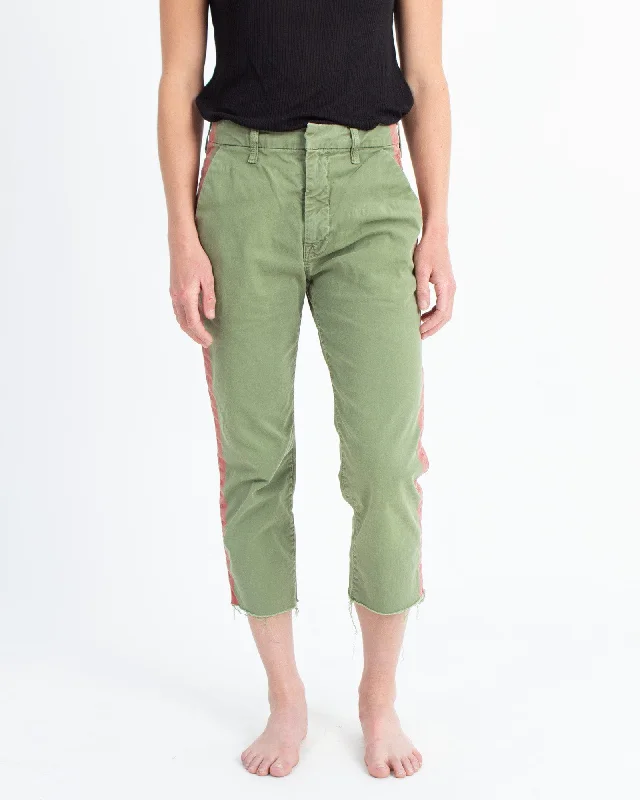 "The Shaker Prep Fray" pants Trendy Wide-Legged Trousers