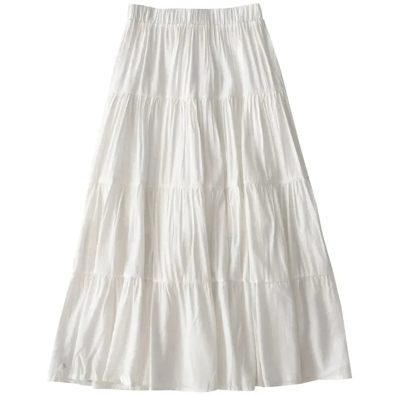 Long Medieval Skirt wrap skirt elegant