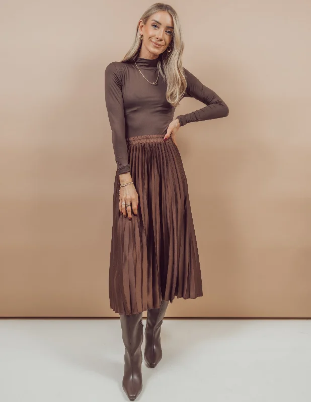 Alessia Pleated Skirt low waist skirt