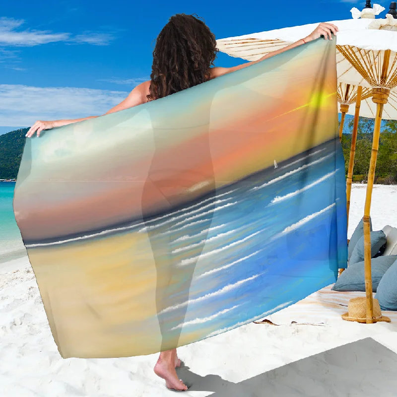 Beach sarong velvet skirt rich