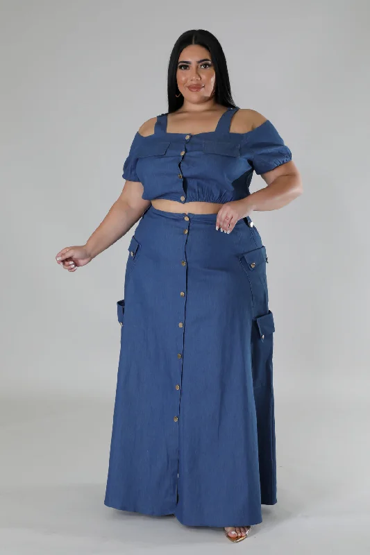 Deep Love Skirt Set wool skirt warm