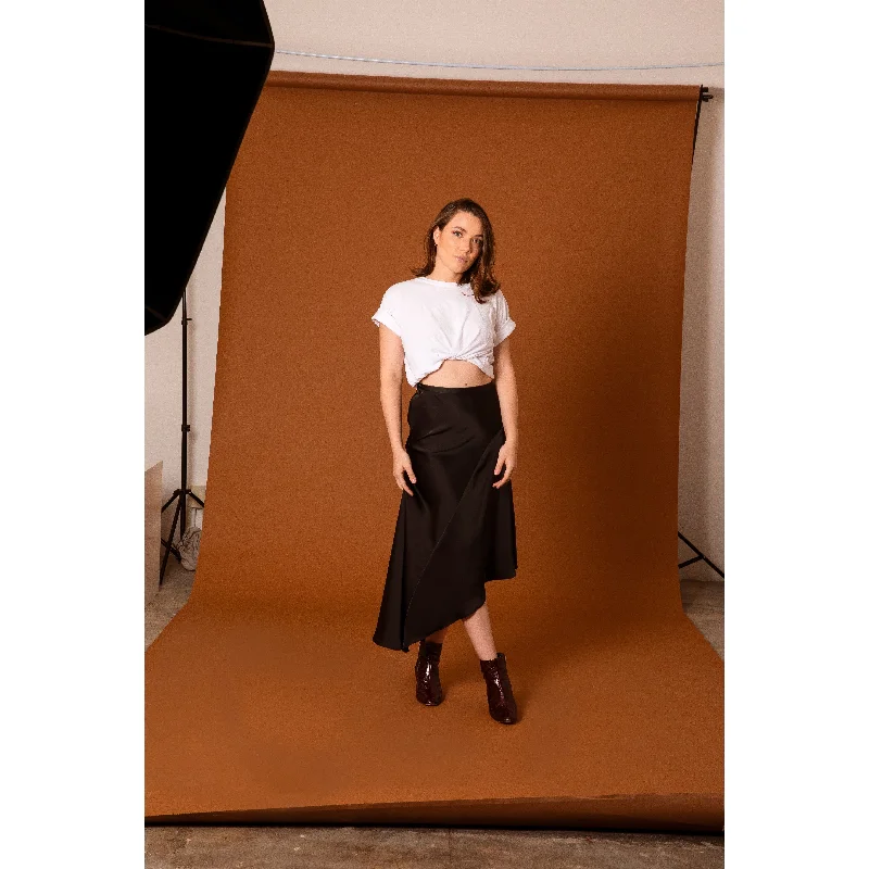 ASYMMETRY SKIRT cashmere skirt soft