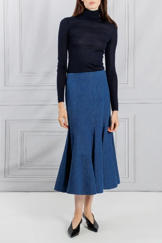 Gabriela Hearst | Amy Skirt With Herringbone cashmere skirt rich