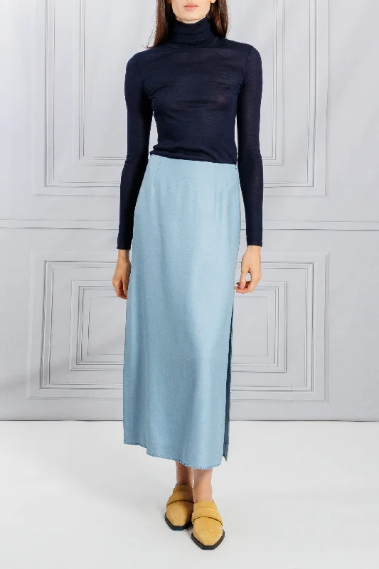 Gabriela Hearst | Defina Skirt denim skirt classic