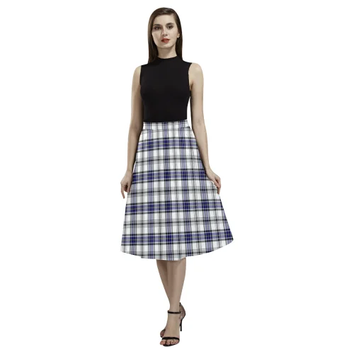 Hannay Modern Tartan Aoede Crepe Skirt denim skirt classic