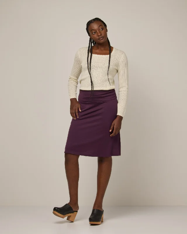 Helena Skirt velvet skirt glossy