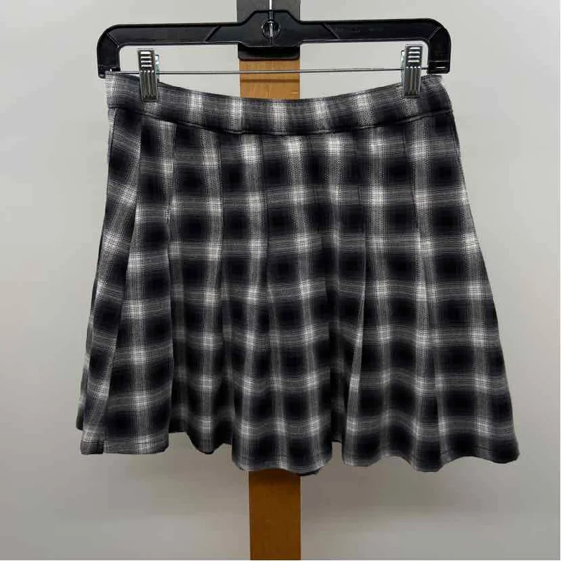 Hollister Women's Size S Gray Plaid Skirt summer skirt style