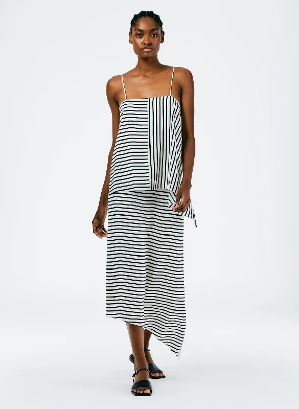 Identity Stripe Pencil Skirt corduroy skirt cozy