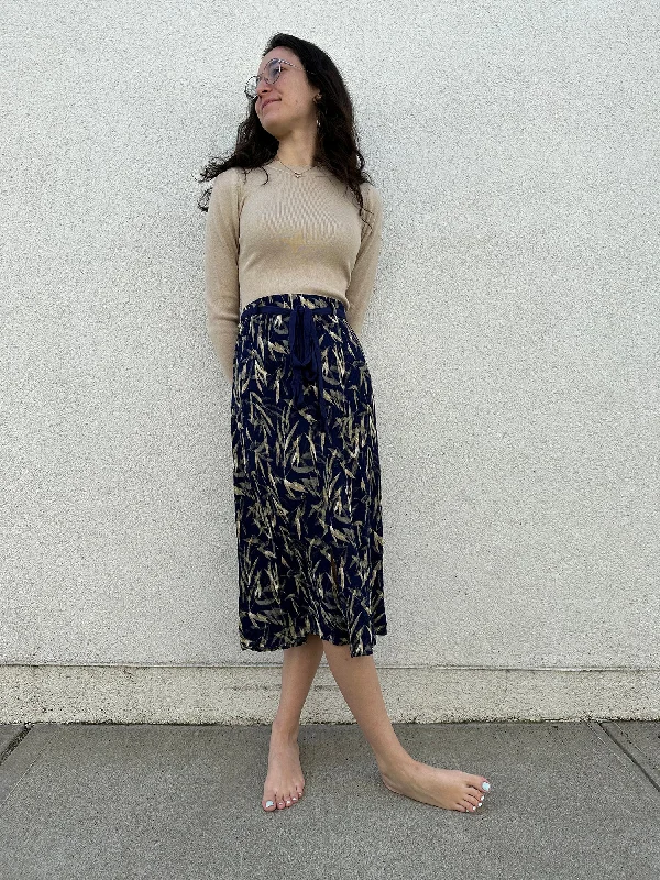 JCL Maxi Wrap Wonder Skirt cashmere skirt fine