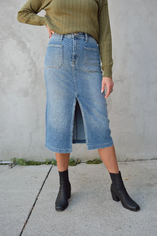 utility midi skirt lightweight skirt design