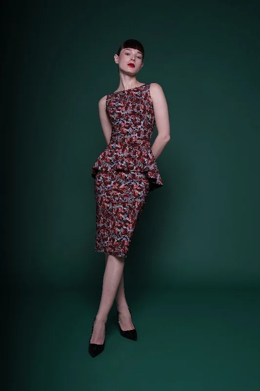 LUMI PRINTED SKIRT  wool skirt sturdy