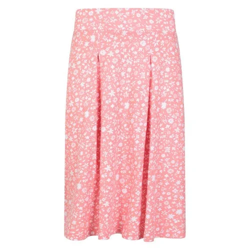 Mountain Warehouse Womens/Ladies Waterfront Floral Jersey Midi Skirt leather skirt sleek