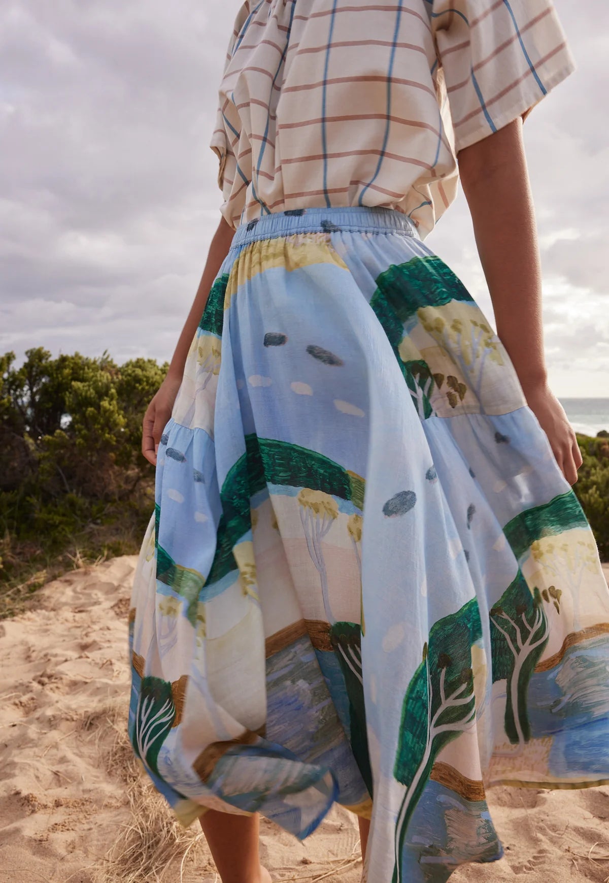 Nancybird Eula Skirt in Glenrock corduroy skirt textured